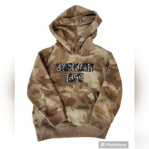 Oshkosh B'gosh camouflage fleece pullover hoodie